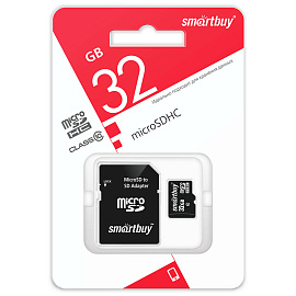 Карта памяти 32 ГБ microSDHC Smartbuy SB32GBSDCL10-01LE Class 10 фото Карта памяти 32 ГБ microSDHC Smartbuy SB32GBSDCL10-01LE Class 10