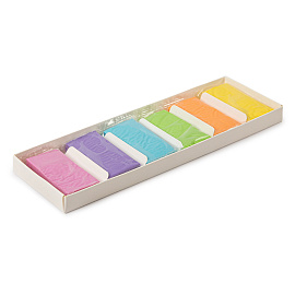 Пластилин Лео "Расти", 06 цветов (пастельных), растительный, 120г, картон. упаковка фото Пластилин Лео "Расти", 06 цветов (пастельных), растительный, 120г, картон. упаковка