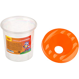 Стакан-непроливайка Мульти-Пульти, оранжевый фото Стакан-непроливайка Мульти-Пульти, оранжевый