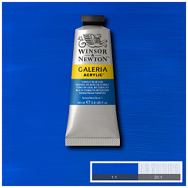 Краска акриловая художественная Winsor&Newton "Galeria", 60мл, туба, синий кобальт