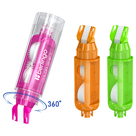 Корректирующая лента Berlingo "Color Shift" + 2 сменных картриджа в комплекте, 5мм*6м, блистер с европодвесом