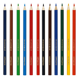 Карандаши цветные Красин "Приключения", 12цв., шестигран., заточен., картон, европодвес фото Карандаши цветные Красин "Приключения", 12цв., шестигран., заточен., картон, европодвес