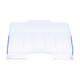 Лоток для бумаг горизонтальный СТАММ "Эксперт", прозрачный