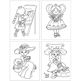 Раскраска в папке А5, 48 л. Мульти-Пульти "Принцессы