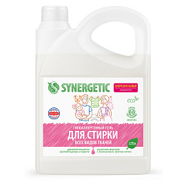 Гель для стирки Synergetic 2.75 л для белого и цветного белья