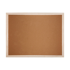 Доска пробковая OfficeSpace, 45*60см, деревянная рамка