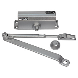 Доводчик дверной Falcon Eye FE-B5W до 120 кг серебристый (00-00110301)