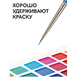 Кисть синтетика Гамма, круглая №0 фото Кисть синтетика Гамма, круглая №0