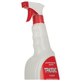 Средство дезинфицирующее для любых поверхностей с распылителем 750 мл ТРИЛОКС-СПРЕЙ, готовый раствор, ДТ-С-075 фото Средство дезинфицирующее для любых поверхностей с распылителем 750 мл ТРИЛОКС-СПРЕЙ, готовый раствор, ДТ-С-075