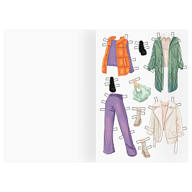 Аппликация ТРИ СОВЫ "Одень куклу. Яркий образ", 16стр.