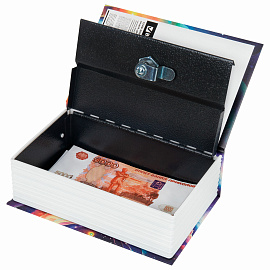 Сейф-книга "Маленький принц", 55х115х180 мм, ключевой замок, BRAUBERG, 291358