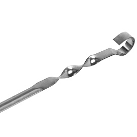 Шампур угловой, размер 450х10х0,5 мм, 701731 фото Шампур угловой, размер 450х10х0,5 мм, 701731