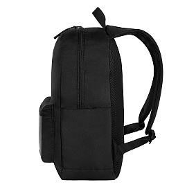 Рюкзак HEIKKI ENERGETIC (ХЕЙКИ) универсальный, эргономичный, "Strips", черный, 43х30х16 см, 273860