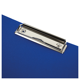Планшет с зажимом СТАММ А4, 1000 мкм, пластик, синий фото Планшет с зажимом СТАММ А4, 1000 мкм, пластик, синий