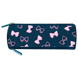 Пенал мягкий BRAUBERG, 3 отделения, нейлон, 21х7х7 см, "Elegant bow", 273581