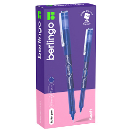Ручка-роллер Berlingo "Swift" синяя, 0,5мм фото Ручка-роллер Berlingo "Swift" синяя, 0,5мм