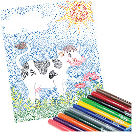 Фломастеры Jovi 12 цветов двухсторонние фото Фломастеры Jovi 12 цветов двухсторонние