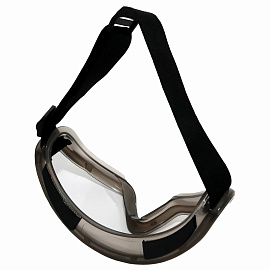 Очки защитные закрытые универсальные Еланпласт прозрачные с прямой/непрямой вентиляцией панорамного типа (очк 601)