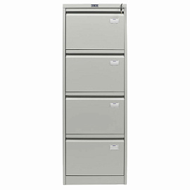 Картотека Практик AFC-04 для документов А4 (серый, 470x646x1320 мм)