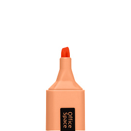 Текстовыделитель OfficeSpace пастельный цвет, оранжевый, 1-5мм фото Текстовыделитель OfficeSpace пастельный цвет, оранжевый, 1-5мм