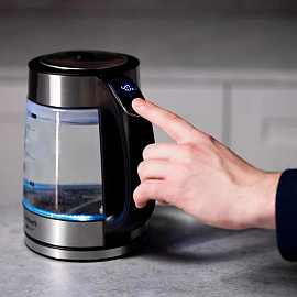 Чайник электрический Timberk T-EK27G03 серебристый