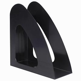 Лоток вертикальный для бумаг BRAUBERG "Delta", 240х90х240 мм, черный, 237239 фото Лоток вертикальный для бумаг BRAUBERG "Delta", 240х90х240 мм, черный, 237239