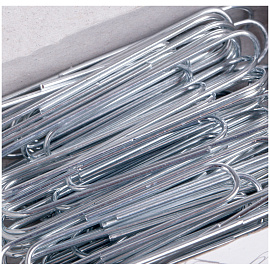 Скрепки 50мм, OfficeSpace, 50шт., оцинкованные, карт. упаковка фото Скрепки 50мм, OfficeSpace, 50шт., оцинкованные, карт. упаковка