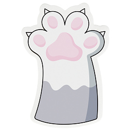 Самоклеящийся блок фигурный MESHU "Paws", 40л., европодвеc, ассорти фото Самоклеящийся блок фигурный MESHU "Paws", 40л., европодвеc, ассорти