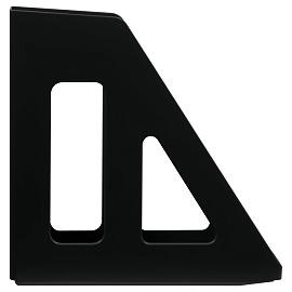 Лоток для бумаг вертикальный СТАММ "Актив", черный, ширина 70мм фото Лоток для бумаг вертикальный СТАММ "Актив", черный, ширина 70мм