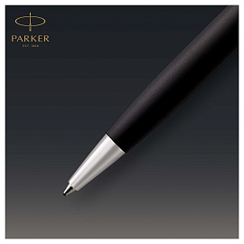 Ручка шариковая Parker Sonnet CT цвет чернил черный, цвет корпуса черный (артикул производителя 1931524) фото Ручка шариковая Parker Sonnet CT цвет чернил черный, цвет корпуса черный (артикул производителя 1931524)