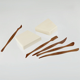 Паста (масса) для моделирования и лепки JOVI, отвердевающая, НАБОР, 7 шт. по 500 г, стеки, 80