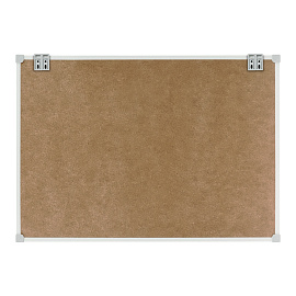 Доска магнитно-маркерная OfficeSpace, 50*70см, рамка ПВХ, полочка