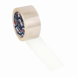 Клейкая лента упаковочная Unibob 600 48 мм x 66 м 45 мкм прозрачная