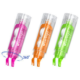 Корректирующая лента Berlingo "Color Shift" + 2 сменных картриджа в комплекте, 5мм*6м, блистер с европодвесом