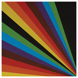 Цветная бумага офсетная А4, Мульти-Пульти, двустор., 16л., 8цв., в папке, "Приключения Енота