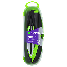 Готовальня Berlingo "Optimum +", 2 предмета, циркуль 135мм, пластиковый футляр фото Готовальня Berlingo "Optimum +", 2 предмета, циркуль 135мм, пластиковый футляр