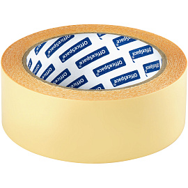 Клейкая лента двусторонняя OfficeSpace, 38мм*10м, тканевая основа фото Клейкая лента двусторонняя OfficeSpace, 38мм*10м, тканевая основа