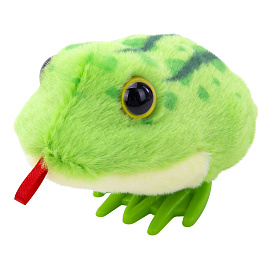 Игрушка мягкая заводная "Лягушка", высота 6 см, WOOZOO (ВУЗУ), 666189