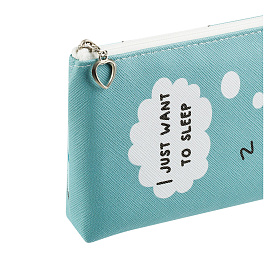 Пенал мягкий 200*85*30 MESHU "Want to sleep", искусственная кожа