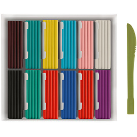 Пластилин классический Мульти-Пульти Чебурашка 12 цветов 180 г со стеком фото Пластилин классический Мульти-Пульти Чебурашка 12 цветов 180 г со стеком