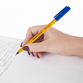 Ручка шариковая неавтоматическая Schneider Tops 505 F синяя (толщина линии 0.3 мм)