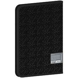 Папка на молнии Berlingo "DoubleBlack" А4, 600мкм, черная, с рисунком фото Папка на молнии Berlingo "DoubleBlack" А4, 600мкм, черная, с рисунком