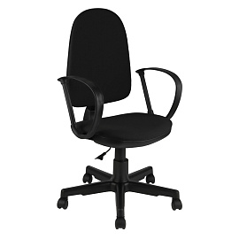 Кресло оператора Helmi HL-M30 "Престиж", ткань черная