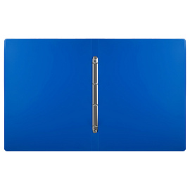 Папка на 4 кольцах OfficeSpace А3, 27мм, 800мкм, вертикальная, пластик, синяя