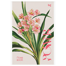 Блокнот А5 80л., на скрепке BG "Цветы