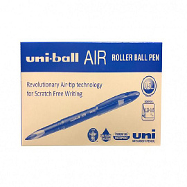 Роллер Uni-Ball Air синий (белый корпус, толщина линии 0.45 мм)