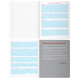 Тетрадь предметная 48л. BG "Угадай кто" - Литература, матовая ламинация, выб. лак