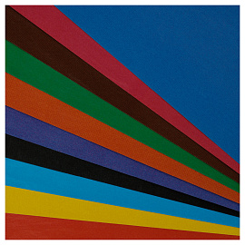 Цветная бумага мелованная А4, Мульти-Пульти, 10л., 10цв., в папке, "Приключения Енота