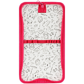 Пенал для кистей ArtSpace "Magenta", 270*68мм, PU кожа, софт-тач