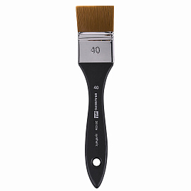 Кисть художественная профессиональная, синтетика, флейц, № 40, BRAUBERG ART CLASSIC, 201036 фото Кисть художественная профессиональная, синтетика, флейц, № 40, BRAUBERG ART CLASSIC, 201036